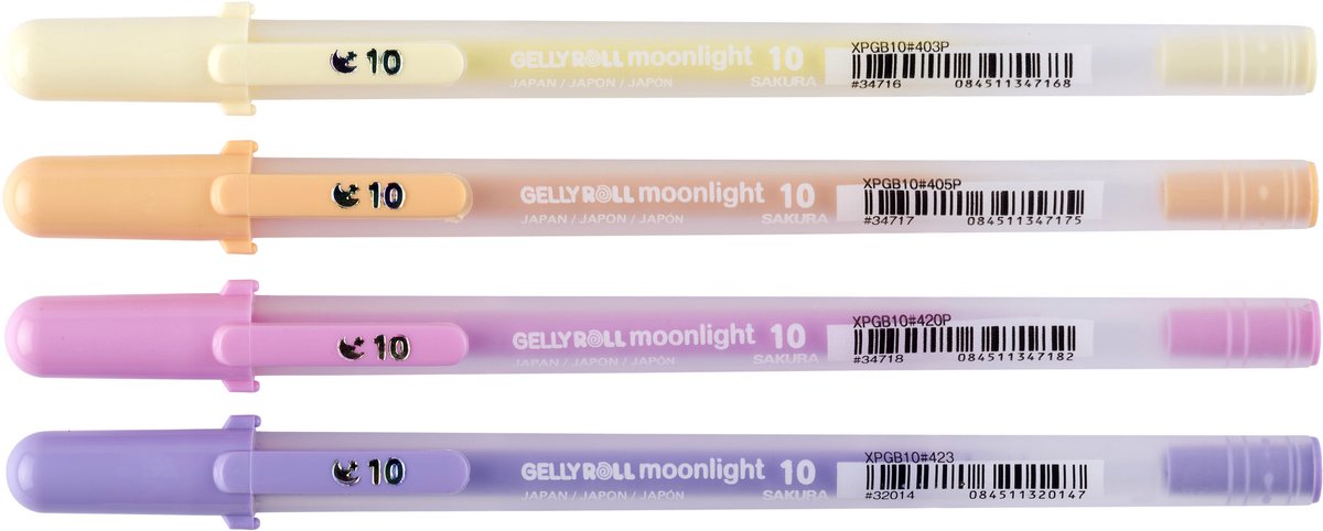 Sakura Gelly Roll Moonlight 10 set Sunrise | 4 kleuren